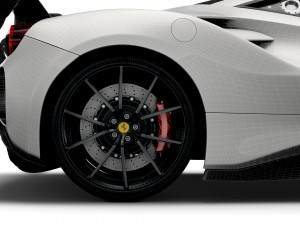 ferrari gtb 488 evo 2021 3D Model
