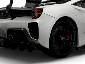 ferrari gtb 488 evo 2021 3D Model