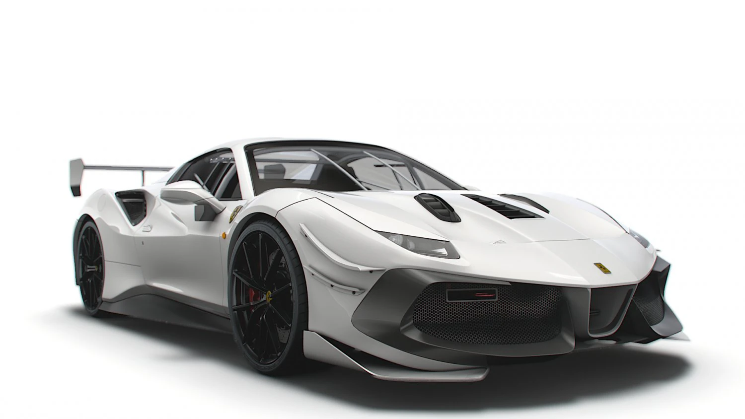 ferrari gtb 488 evo spider 2021 3D Model .c4d .max .obj .3ds .fbx .stl .blend 