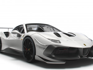 ferrari gtb 488 evo spider 2021 3D Модель
