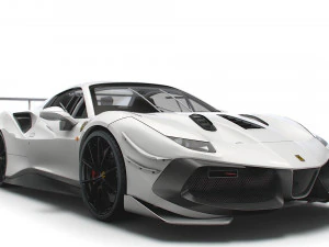 ferrari gtb 488 evo spider 2021 Modelo 3D