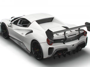 ferrari gtb 488 evo spider 2021 3D Model