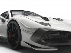 ferrari gtb 488 evo spider 2021 3D Model