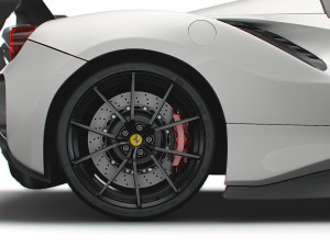 ferrari gtb 488 evo spider 2021 Modèle 3D