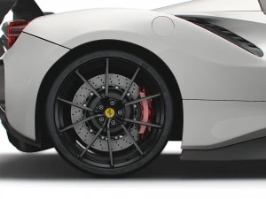 ferrari gtb 488 evo spider 2021 3D Model