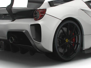 ferrari gtb 488 evo spider 2021 3D Model