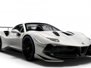 ferrari gtb 488 evo spider 2021 Modèle 3D