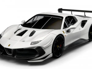 ferrari gtb 488 evo spider 2021 3D Model