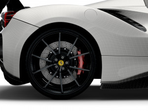 ferrari gtb 488 evo spider 2021 Modèle 3D