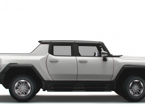 gmc hummer ev pickup 2022 3D Model