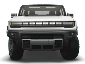 gmc hummer ev pickup 2022 3D Model