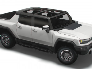 gmc hummer ev pickup 2022 3D Model