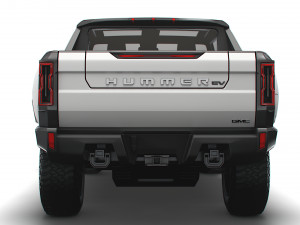 gmc hummer ev pickup 2022 3D Model