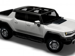 gmc hummer ev pickup 2022 3D Model