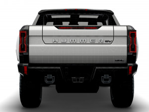 gmc hummer ev pickup 2022 3D Model