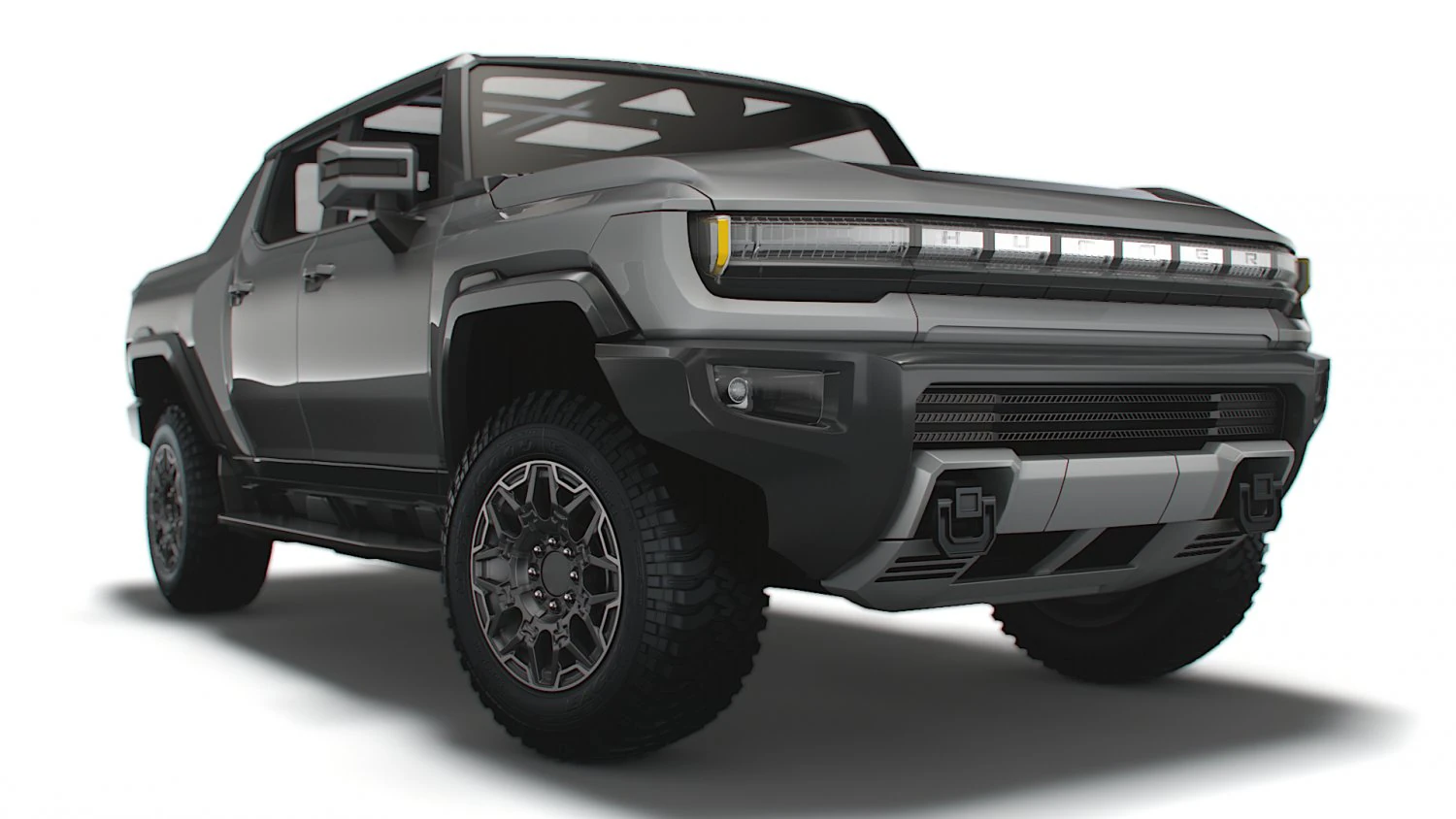 gmc hummer ev pickup edition 1 2022 3D Model .c4d .max .obj .3ds .fbx .stl .blend