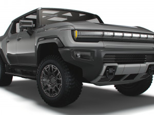 gmc hummer ev pickup edition 1 2022 3D Model