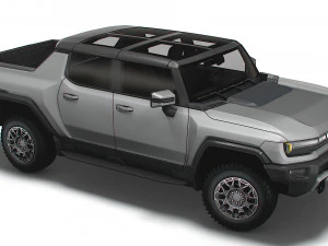 gmc hummer ev pickup edition 1 2022 3D Model