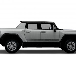 gmc hummer ev pickup edition 1 2022 3D Modell