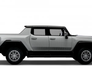 gmc hummer ev pickup edition 1 2022 3D Model