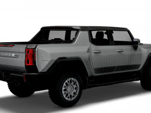 gmc hummer ev pickup edition 1 2022 3D Model