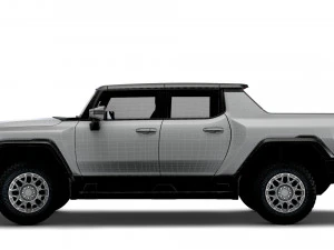 gmc hummer ev pickup edition 1 2022 3D Model