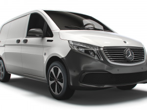 mercedes benz eqv cargo van l1 2021 3D Model