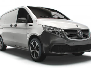 mercedes benz eqv carrinha l1 2021 Modelo 3D
