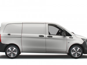 mercedes benz eqv cargo van l1 2021 Model 3D
