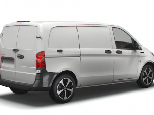 mercedes benz eqv cargo van l1 2021 Model 3D