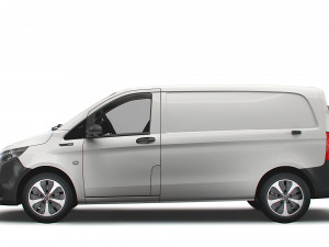 mercedes benz eqv cargo van l1 2021 Model 3D