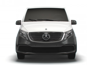mercedes benz eqv cargo van l1 2021 Model 3D
