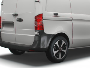mercedes benz eqv cargo van l1 2021 Model 3D