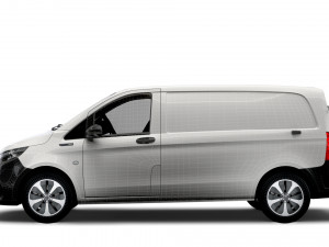 mercedes benz eqv cargo van l1 2021 Model 3D