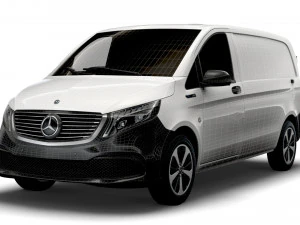 Mercedes Benz EQV Fourgon Cargo L1 2021 Modèle 3D