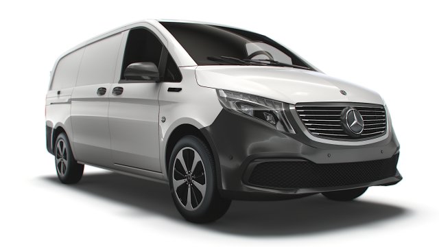 mercedes benz eqv cargo van l2 2021 Modello 3D .c4d .max .obj .3ds .fbx .stl .blend 