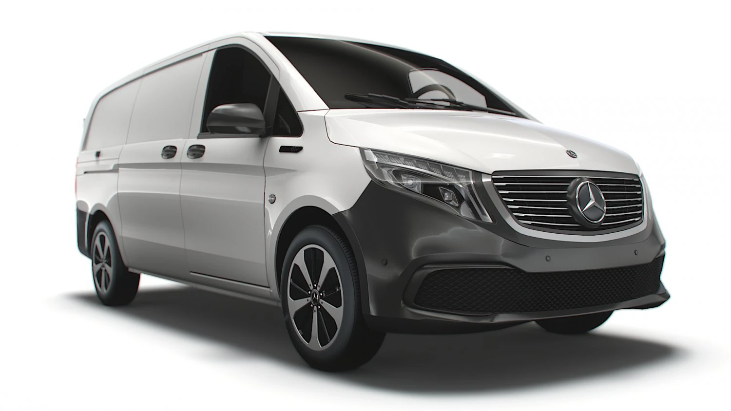 mercedes benz eqv cargo van l2 2021 3D Model .c4d .max .obj .3ds .fbx .stl .blend