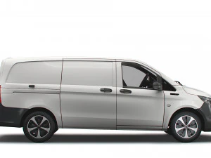 mercedes benz eqv cargo van l2 2021 3D Model