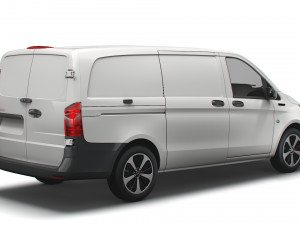 mercedes benz eqv cargo van l2 2021 Modello 3D