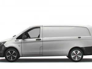mercedes benz eqv cargo van l2 2021 3D Model