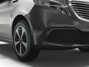 mercedes benz eqv cargo van l2 2021 Modello 3D