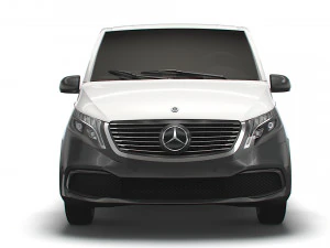 mercedes benz eqv cargo van l2 2021 3D Model