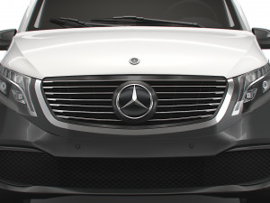 mercedes benz eqv cargo van l2 2021 Modello 3D