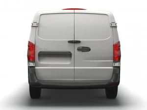 mercedes benz eqv cargo van l2 2021 3D Model