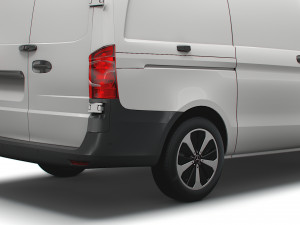 mercedes benz eqv cargo van l2 2021 Modello 3D