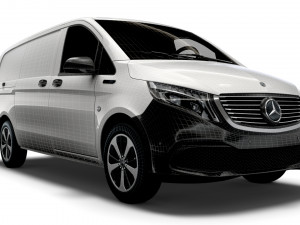 mercedes benz eqv cargo van l2 2021 Modello 3D