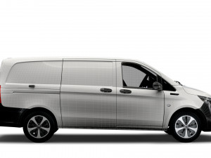 mercedes benz eqv cargo van l2 2021 Modello 3D