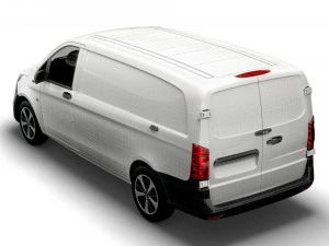mercedes benz eqv cargo van l2 2021 3D Model