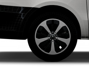 mercedes benz eqv cargo van l2 2021 Modello 3D