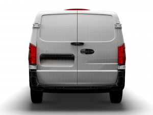 mercedes benz eqv cargo van l2 2021 Modello 3D